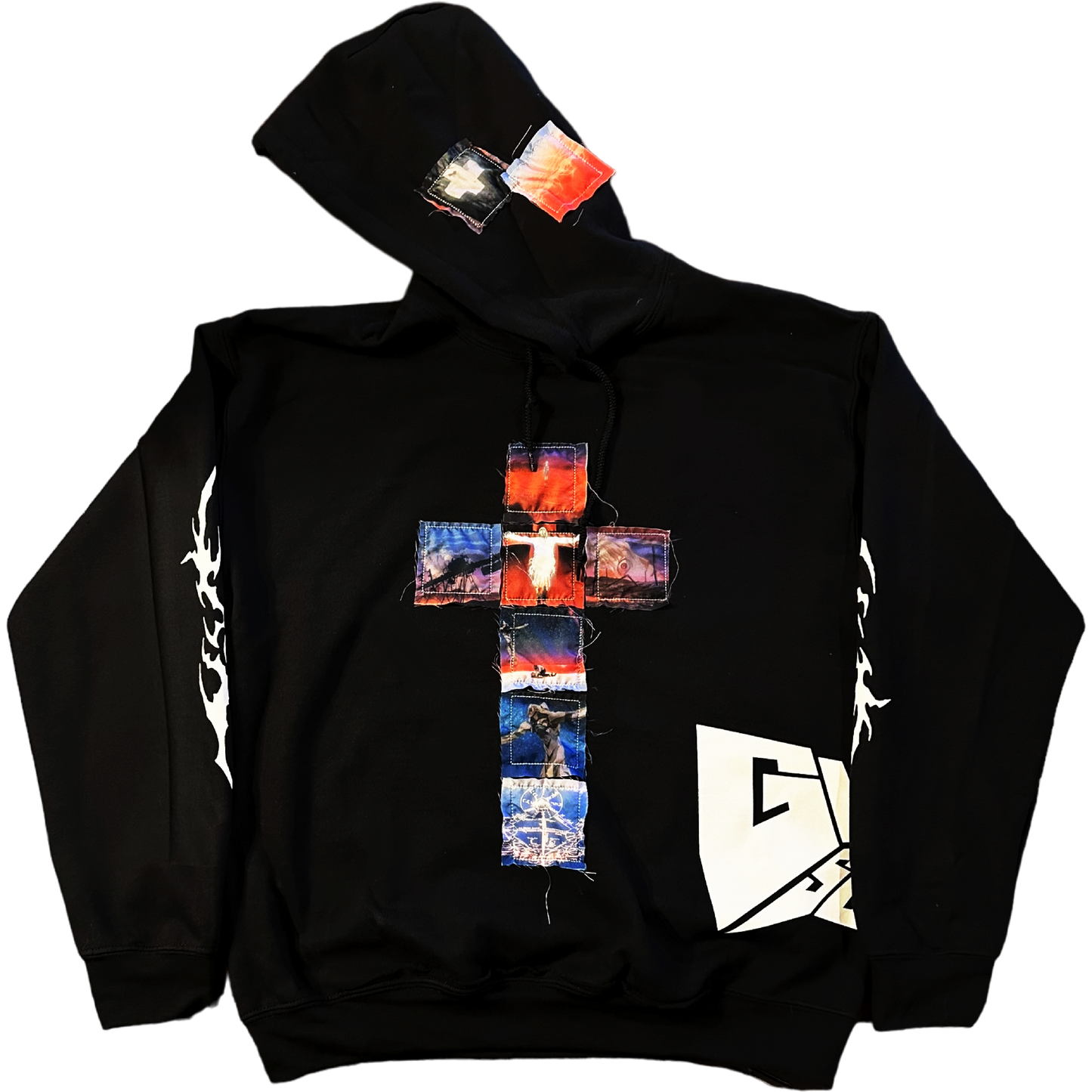 NGE Patchwork Hoodie