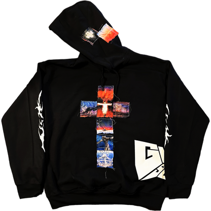 NGE Patchwork Hoodie