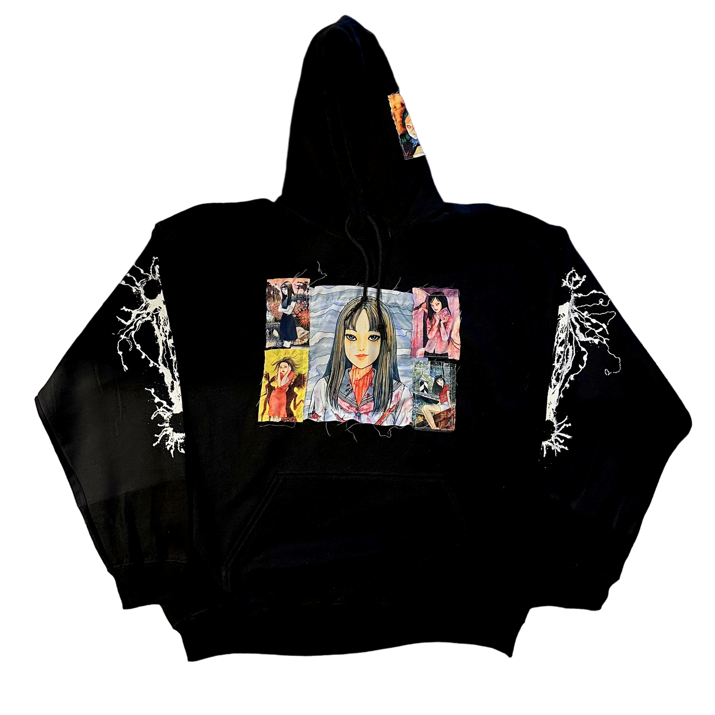 TOMIE Patchwork Hoodie