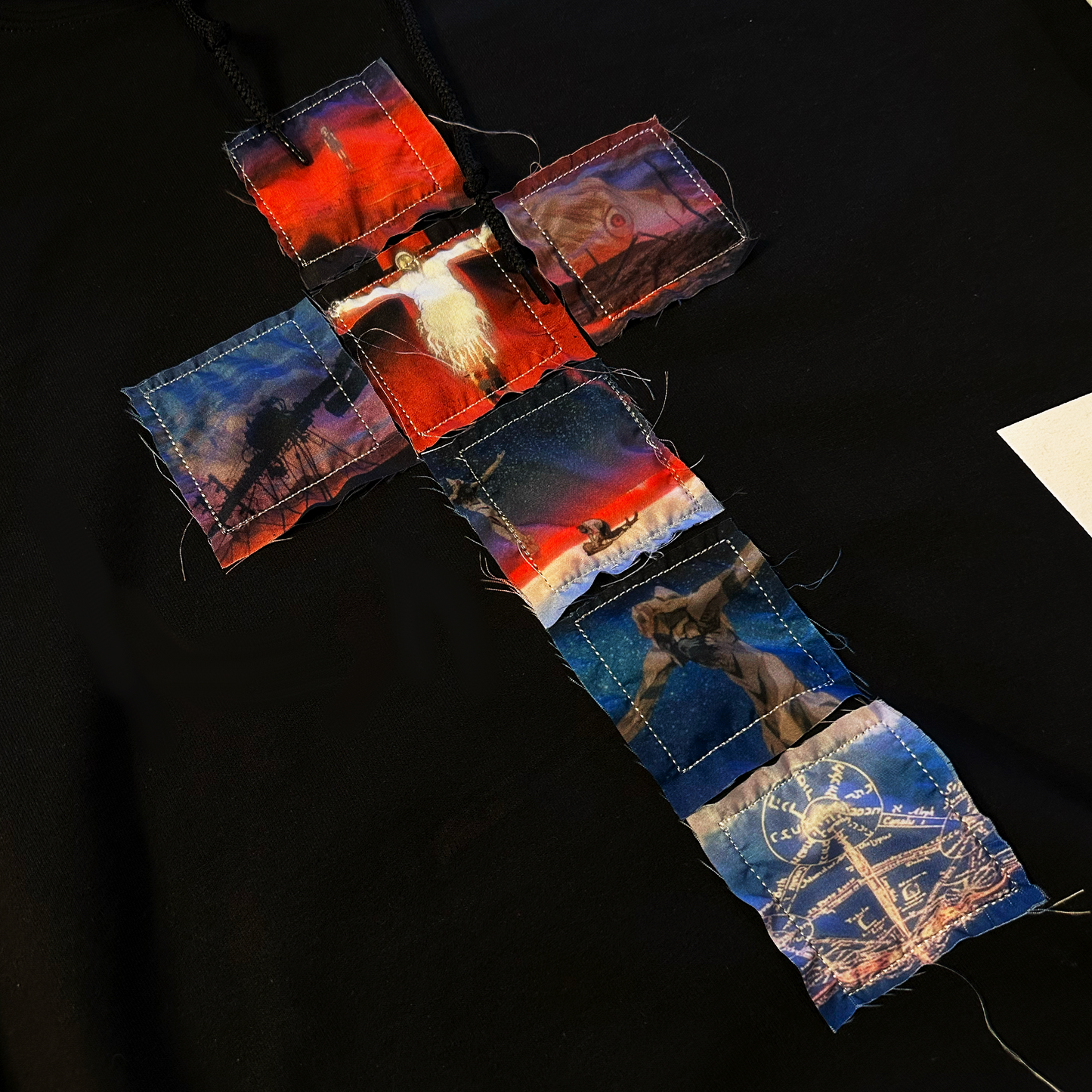 NGE Patchwork Hoodie