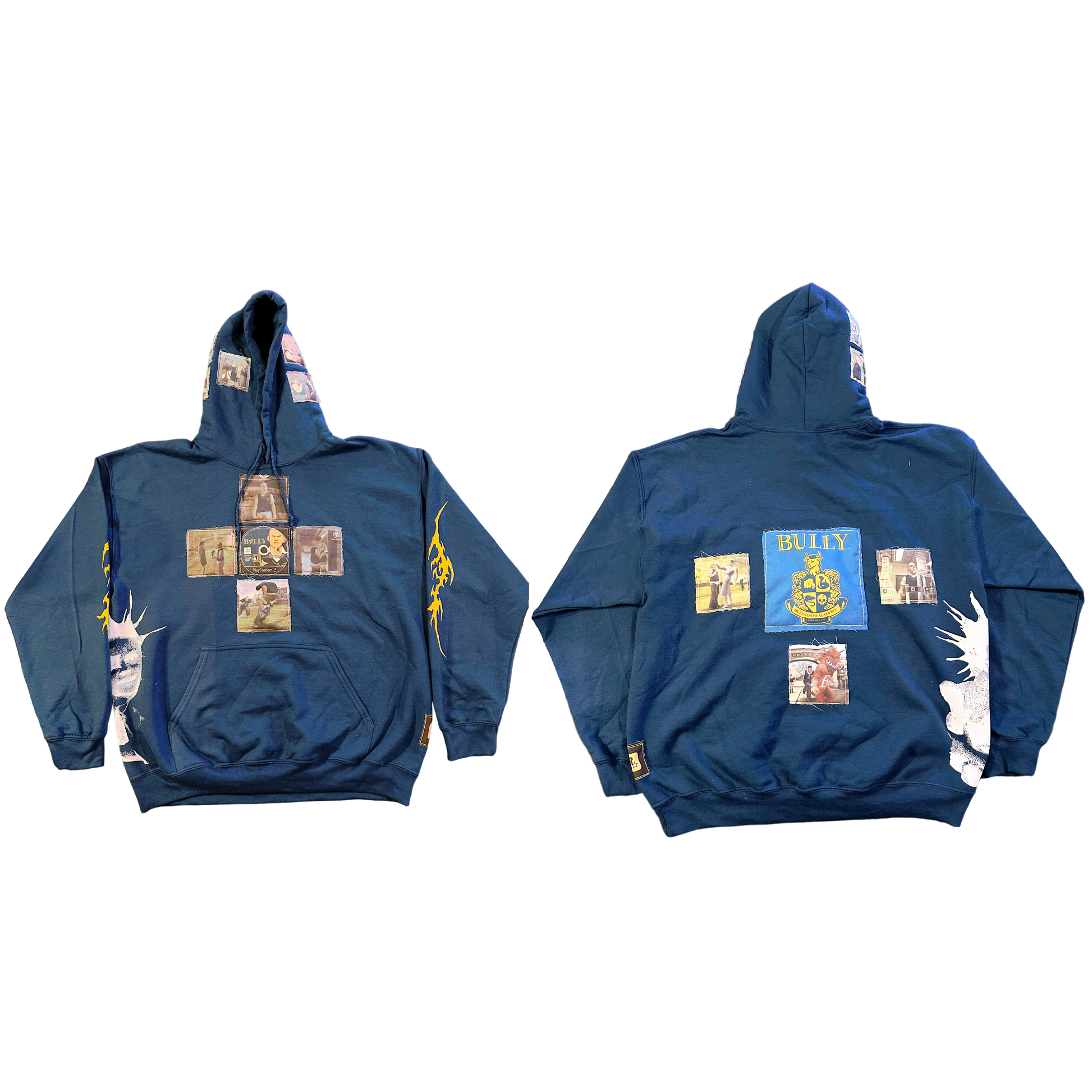 BoTT Patchwork Hoodie (light blue)-