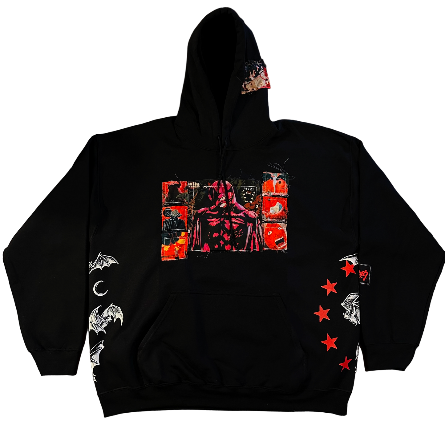 Internal Battles Patchwork Hoodie