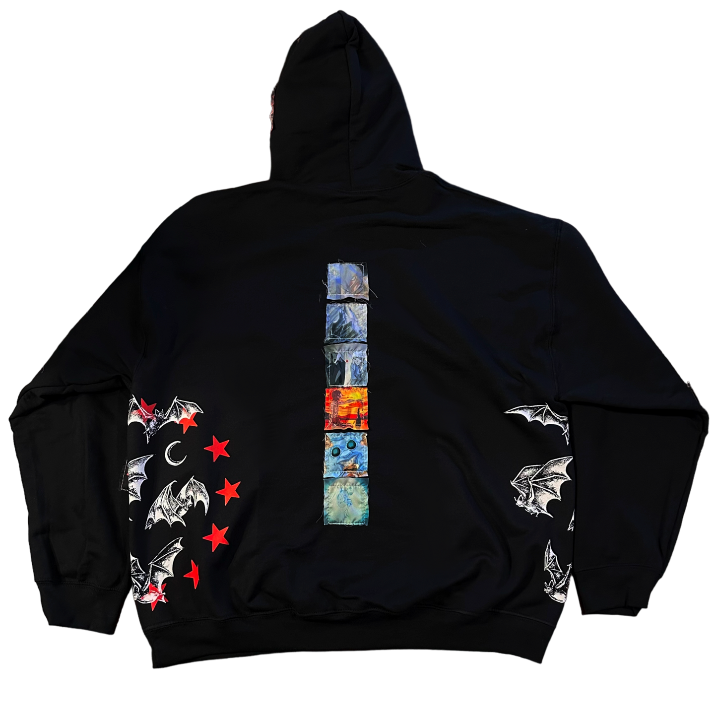 Internal Battles Patchwork Hoodie